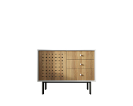 Комод с тремя ящиками и дверкой KOTO арт KT11 250_100_Array
